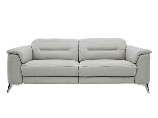 Power Top-Grain Leather Sofa & Loveseat