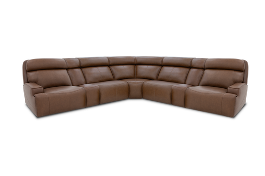 6pc Double Power Sectional