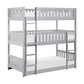 Orion Gray Triple Bunk Bed