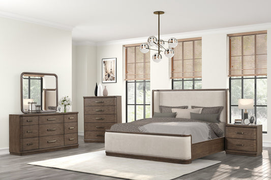0431 Queen Bed-Dresser-Mirror-Chest-Nightstands