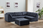 5PC Sectional With Ottoman