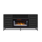 Lovell 60 in Media Fireplace With Bluetooth Sound System