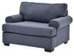 Morgan Indigo Sofa, Loveseat & Chair