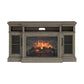 Westcliff 62 in Electric Fireplace In Rustic Taupe