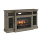 Westcliff 62 in Electric Fireplace In Rustic Taupe