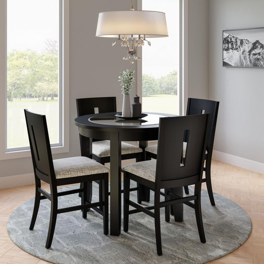 Black Counter Table Set