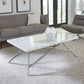 Coral Marble Coffee Table & End Tables