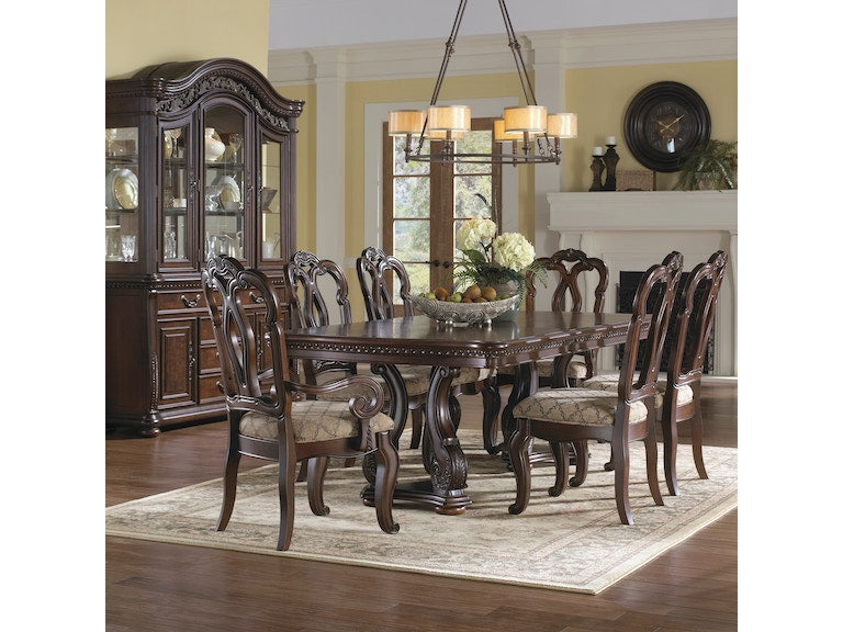 Samuel Lawrence San Marino Dining Table, 6 Side Chairs & 2 Arm Chairs