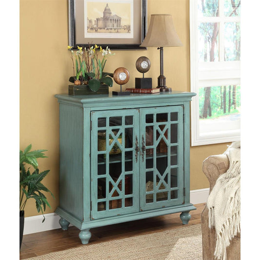 Bayberry Blue 2 Door Cabinet