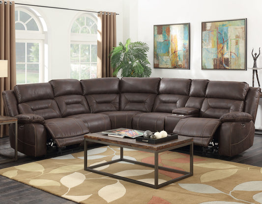 Aria 3pc Dual-Power Reclining Sectional