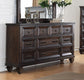 Sevilla Queen & King Bed with Dresser, Mirror, Chest & Nightstands