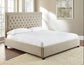 Isadora Sand Upholstered Bed