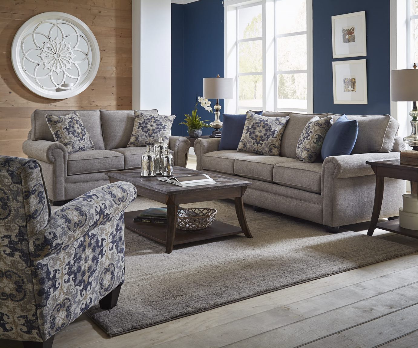 Lilou Heather Sofa Set