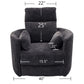 MEDITERRANEAN POWER SWIVEL GLIDER RECLINER