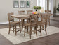 Riverdale Counter Table & Counter Height Stools