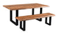Sheesham Wood Dining Table, Chairs & Bench