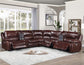 Denver Dual-Power 6-Piece Leather Sectional
