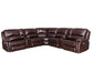 Denver Dual-Power 6-Piece Leather Sectional