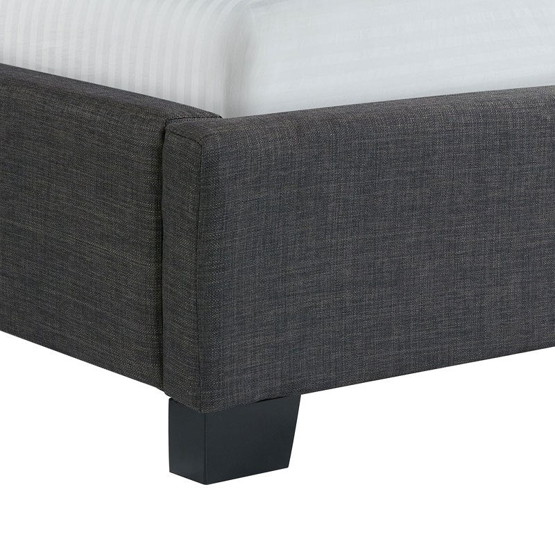 Morrow Charcoal Upholstered Bed