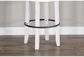 Carriage House Swivel Barstool With Back & Cushion Seat