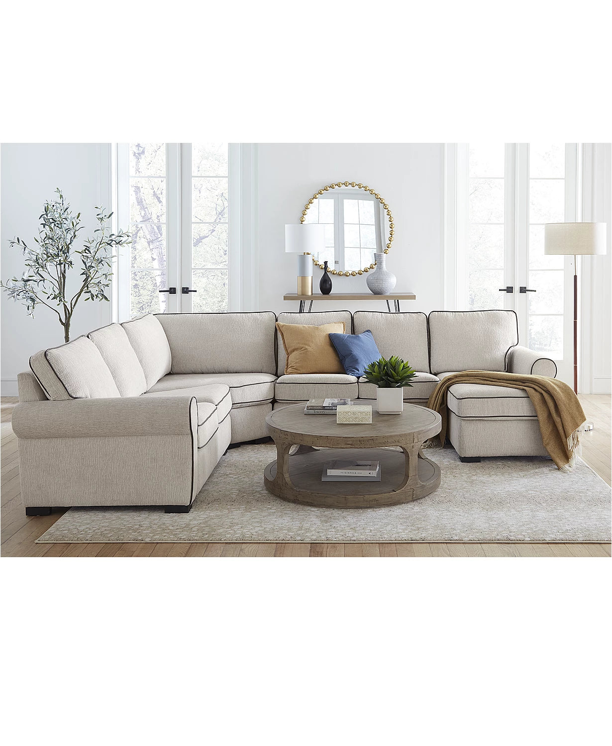 4pc Stationary Sectional