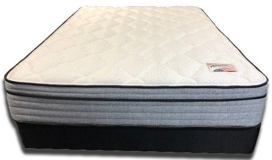 Englander Silver Deluxe Euro Pillow Top Mattress & Foundation