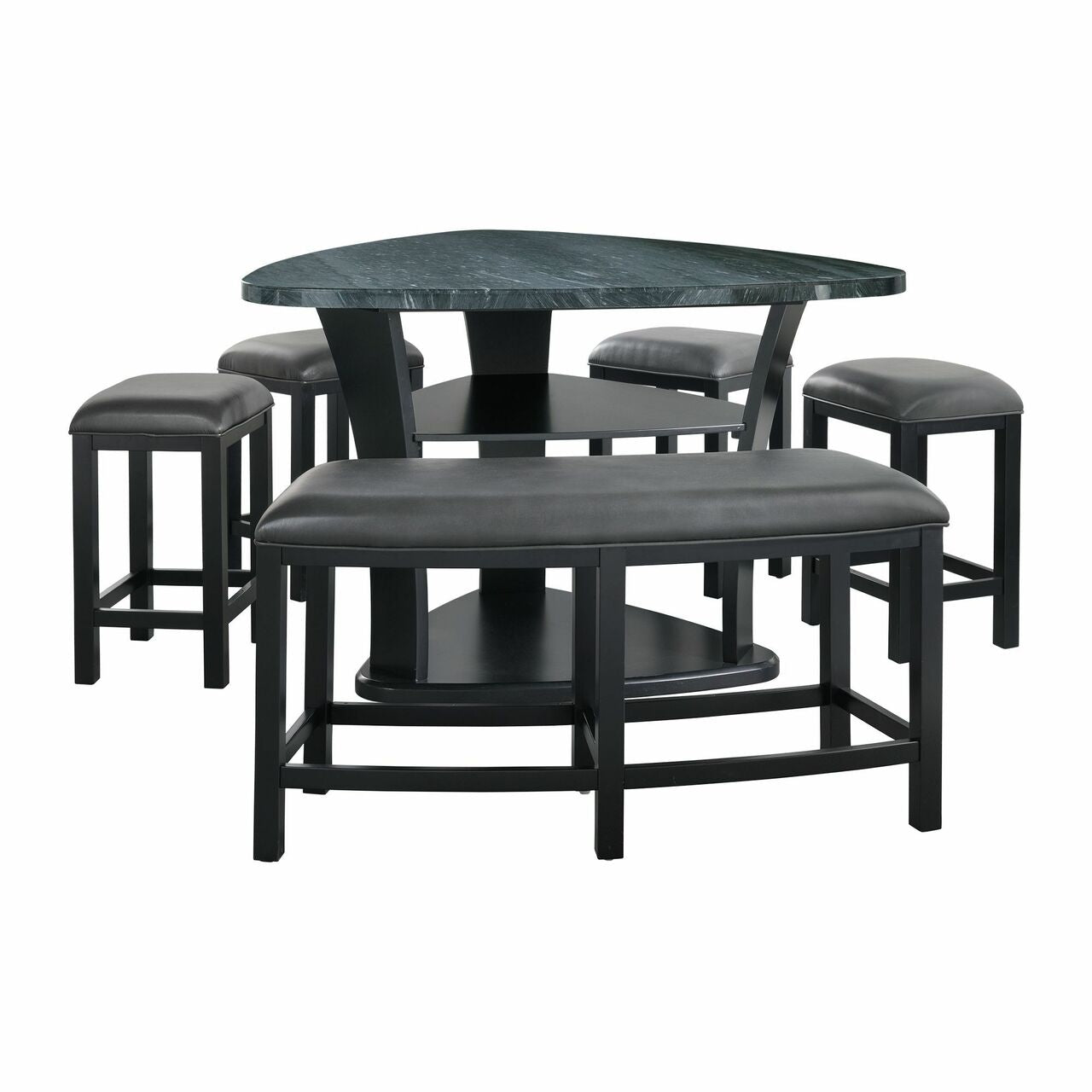 Colton Table, Bench & Stools